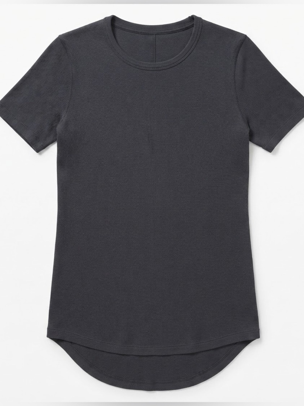 Black Women's Short-Sleeve Crewneck Tee